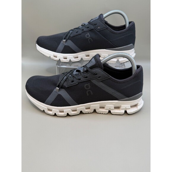 On Cloud X 4 AD Womens Black Asphalt Running Shoes Size 8 3WF10170397 EUC - Picture 4 of 8